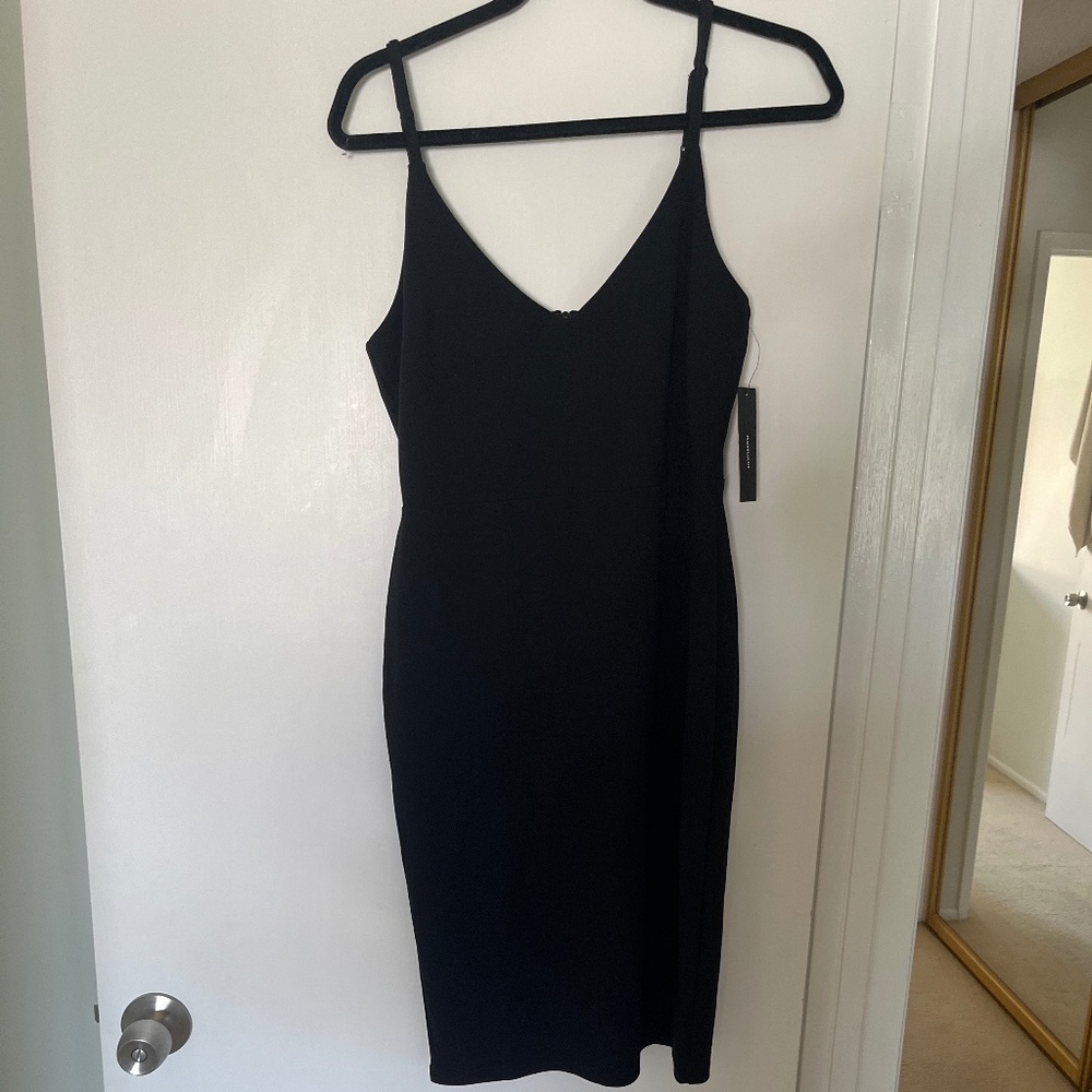 Black cocktail dress